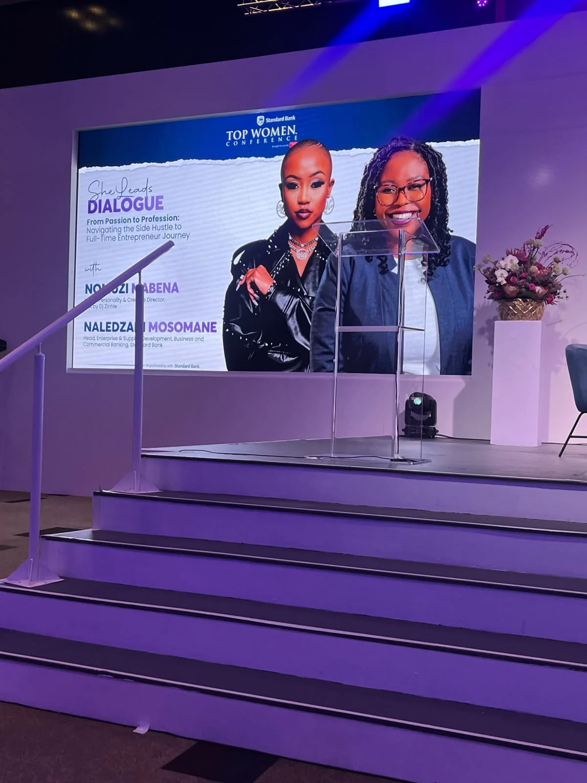 A Nala Media dialogue session on stage